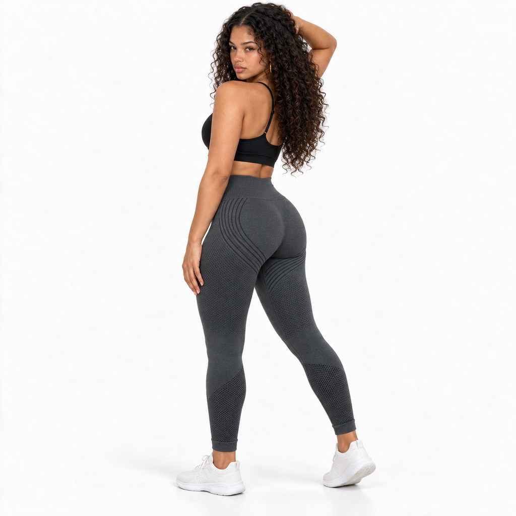 Legging Anti-Cellulite 3D Sculptant & Push-Up Gris