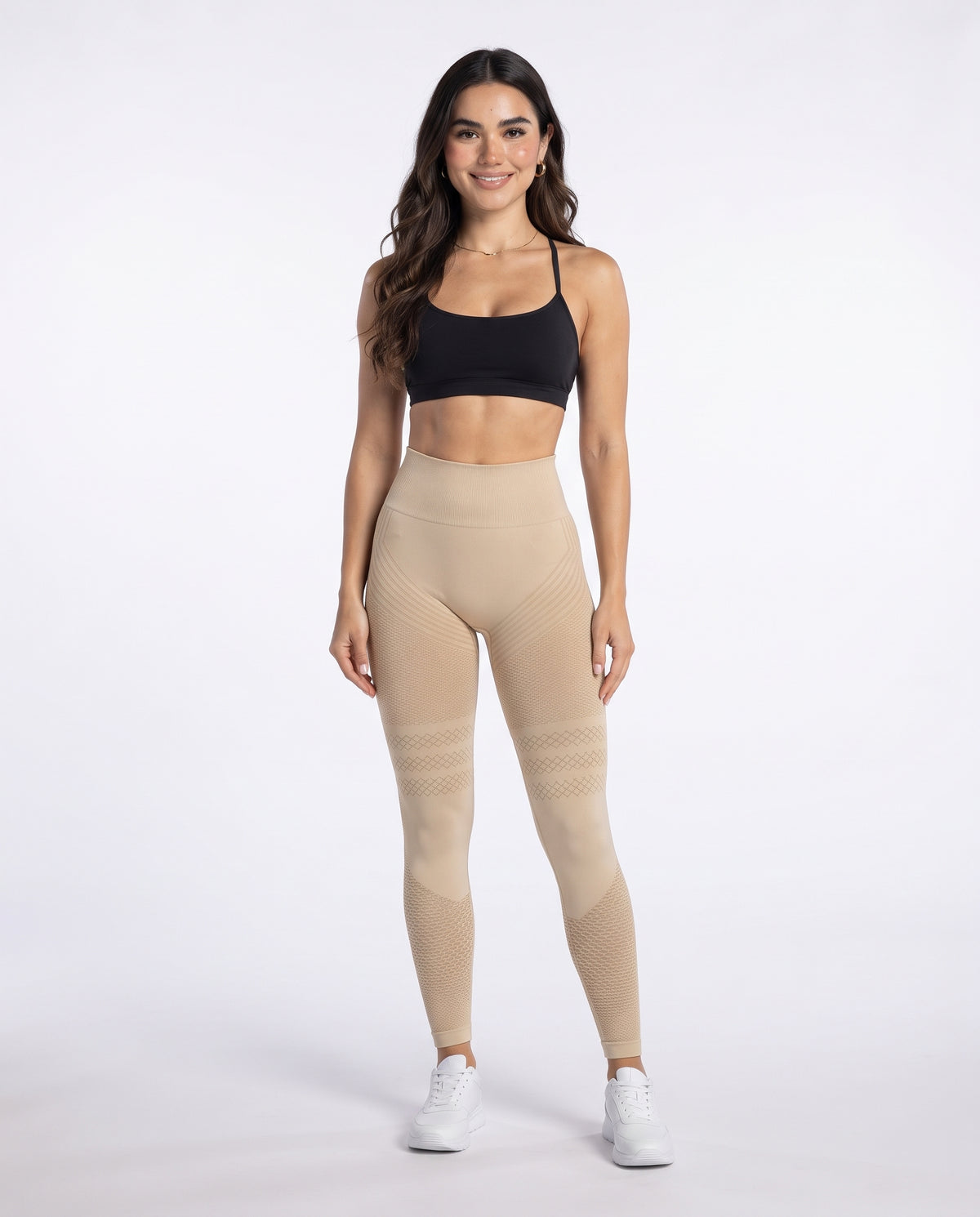 Legging Anti-Cellulite 3D Sculptant & Push-Up Beige